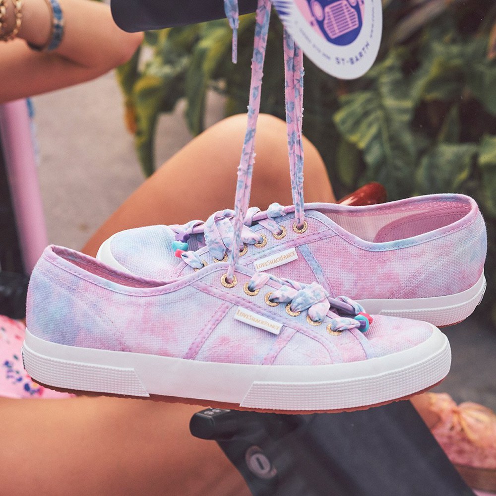 Alpargata Superga Mujer Rosas - 2750 Fancotbindingsbeadsw - 389450KWY